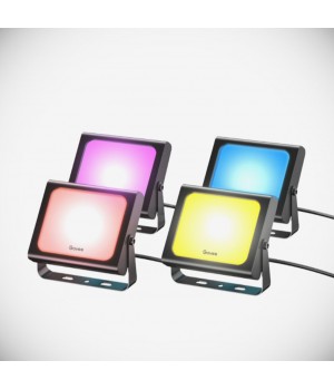 RGBICWW LED Smart Flood Lights with Energy Class G Efficiency Rating for Outdoor Lighting Needs